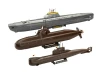 RAG05186 - Revell 1/144 70 Years of Bundeswehr Wilhelm Bauer (U-2540, Type 206A, Type 212A)