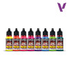 VLJ72214 - Vallejo Fluorescent Color Set (8 Colours)