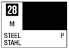 MRHS28 - Mr. Hobby Mr Color Spray - S28 Steel (Metallic/Primary)