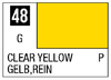 MRHS48 - Mr. Hobby Mr Color Spray - S48 Clear Yellow (Gloss/Primary)