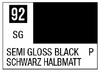 MRHS92 - Mr. Hobby Mr Color Spray - S92 Semi-Gloss Black (Semi-Gloss/Primary)
