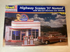 RMX85-7801 - Revell 1/24 Highway Scenes '57 Nomad w/ Die-Cut Diorama Gas Station - WWHP113590