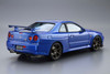 AOS20521 - Aoshima 1/24 MODEL CAR #08 Nissan BNR34 SKYLINE GT-R V-spec '02