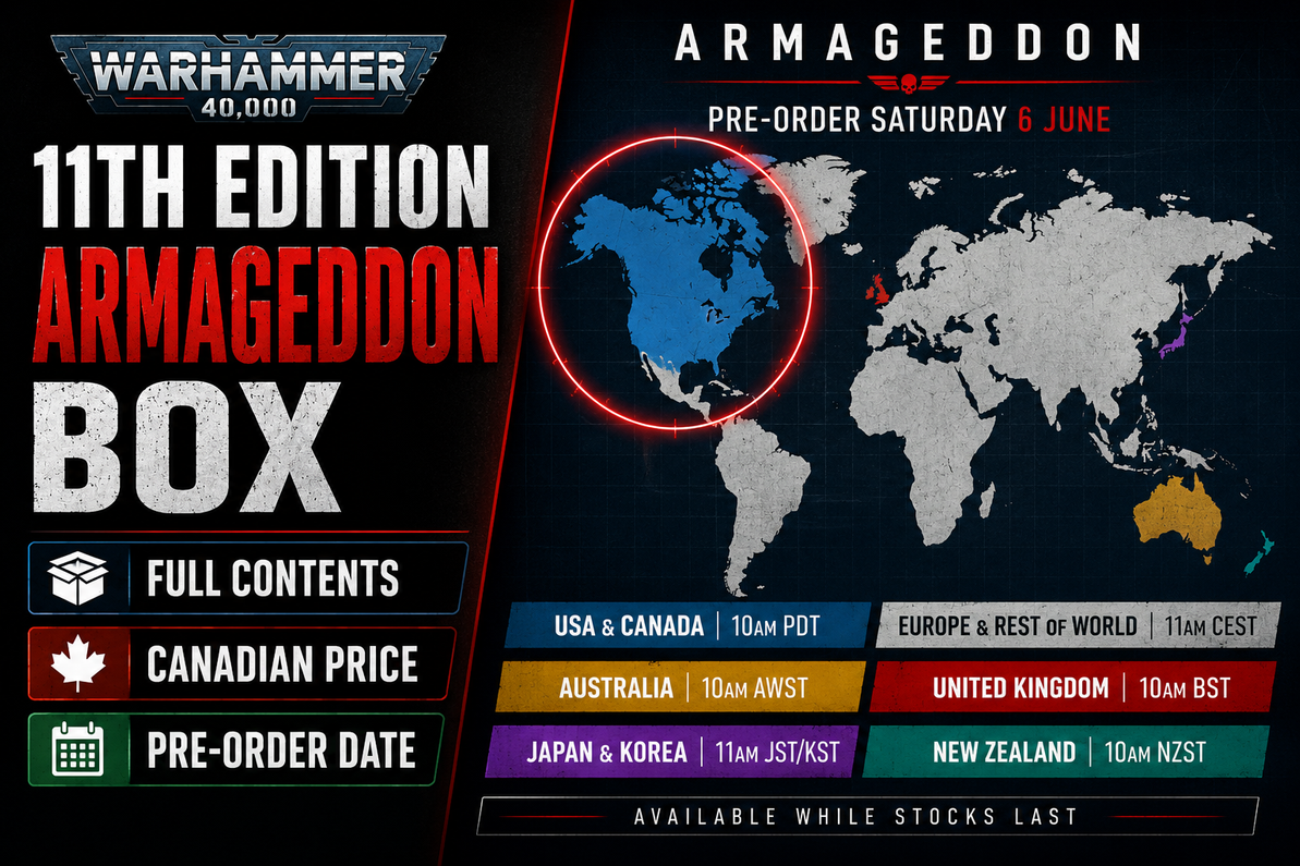Warhammer 40K 11th Edition Armageddon Box: Full Contents, Canadian Price & Pre-Order Date