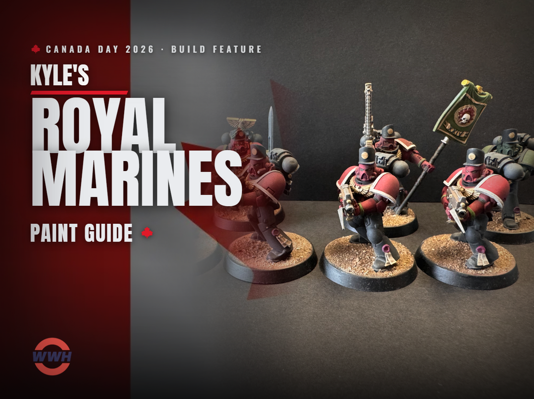 Kyle's Royal Marines Paint Guide - Canada Day 2026 Build Feature