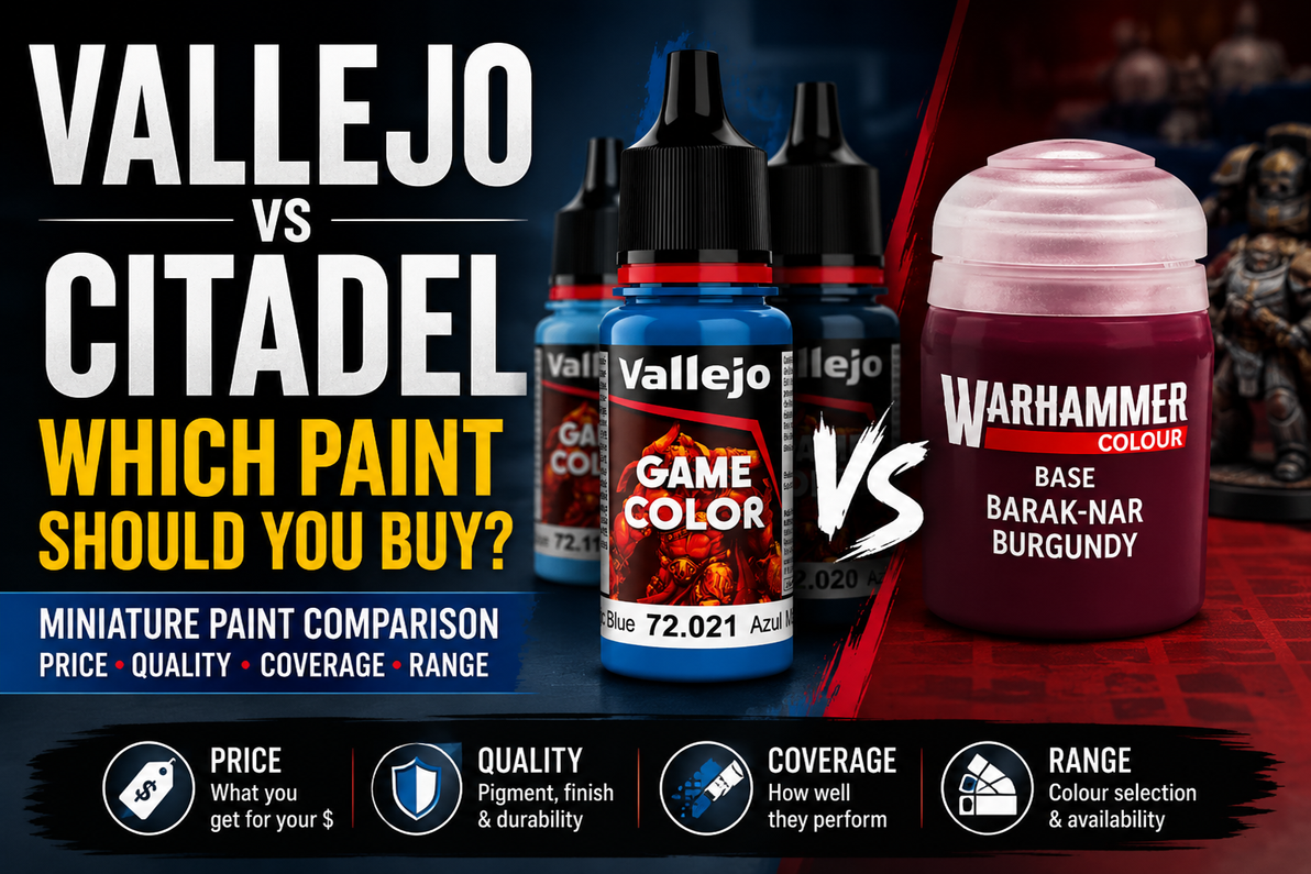 Vallejo vs Citadel: Which Paint Should You Buy?