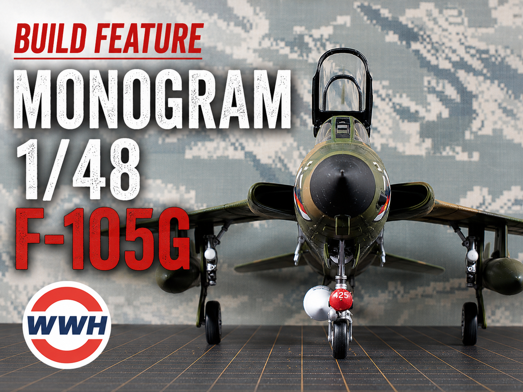 Kyle Builds the Monogram 1/48 F-105G Wild Weasel — Build Feature