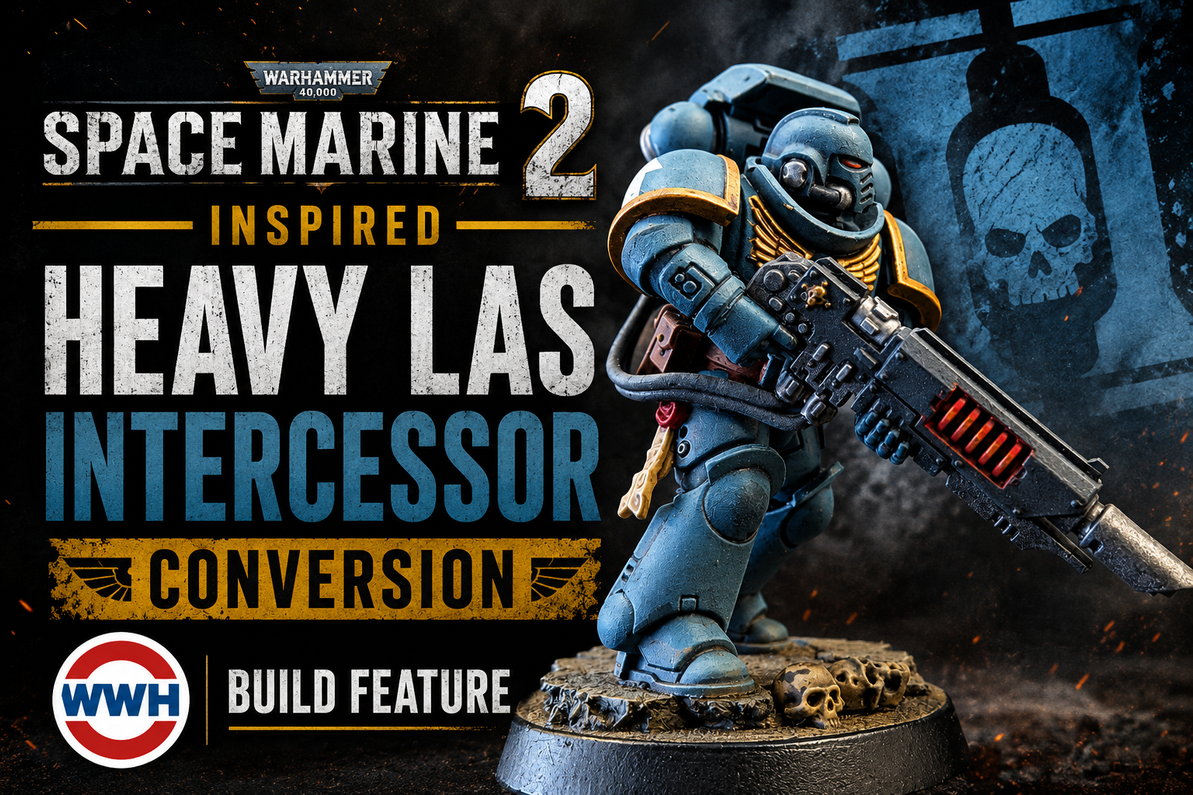 Kyle's Space Marine 2 Heavy Las Intercessor Conversion — Build Feature