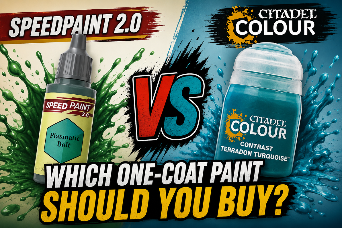 Speedpaint 2.0 vs Citadel Contrast: Which One-Coat Paint Should You Buy?