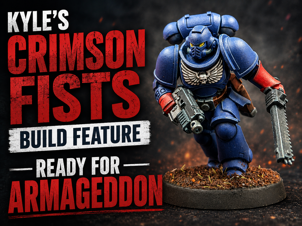 Kyle's Crimson Fists Paint Guide — Assault Intercessor Build Feature