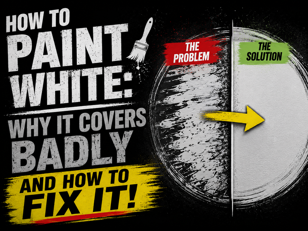 How to Paint White: Why It Covers Badly and How to Fix It | Wheels & Wings Hobbies