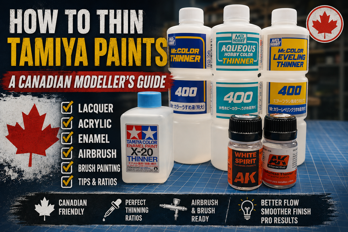 How to Thin Tamiya Paints: A Canadian Modeller's Guide