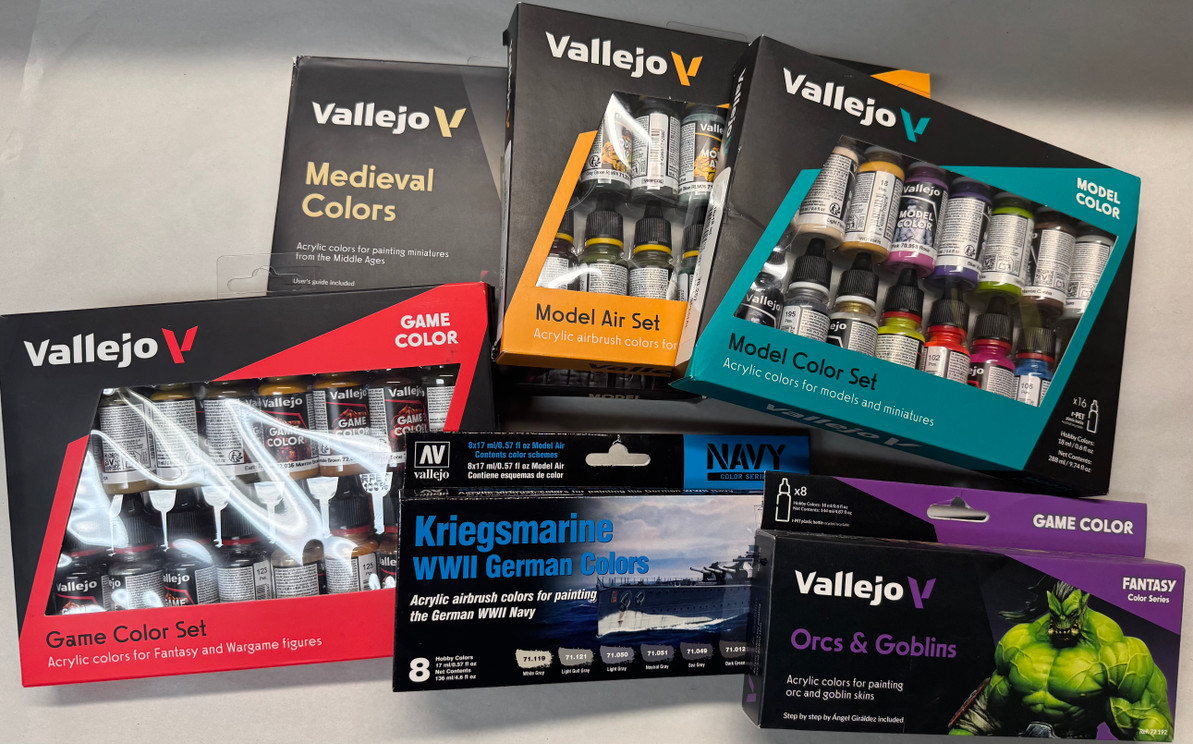 Vallejo Paint Sets — Complete Reference by Line, Era & Subject