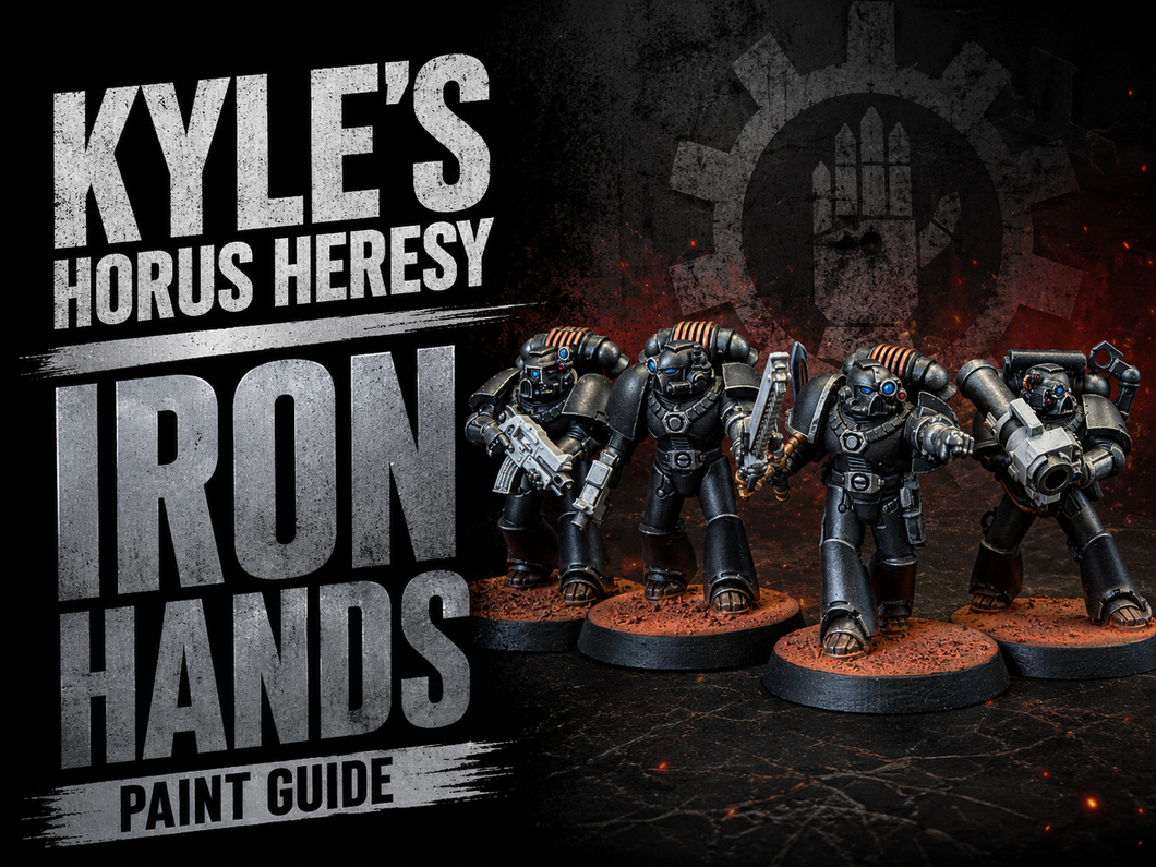 Kyle's Horus Heresy Iron Hands Paint Guide — MkVI Marines Build Feature