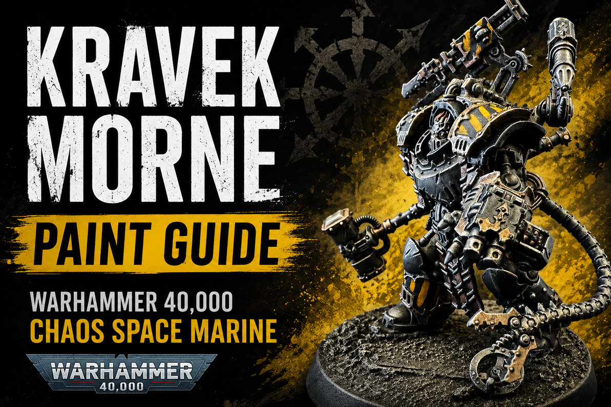 Kravek Morne Paint Guide — Warhammer 40,000 Chaos Space Marine