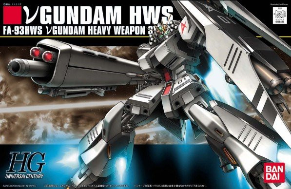 BAN5057397 - Bandai HG 1/144 FA93HWS Nu Gundam (Heavy Weapon