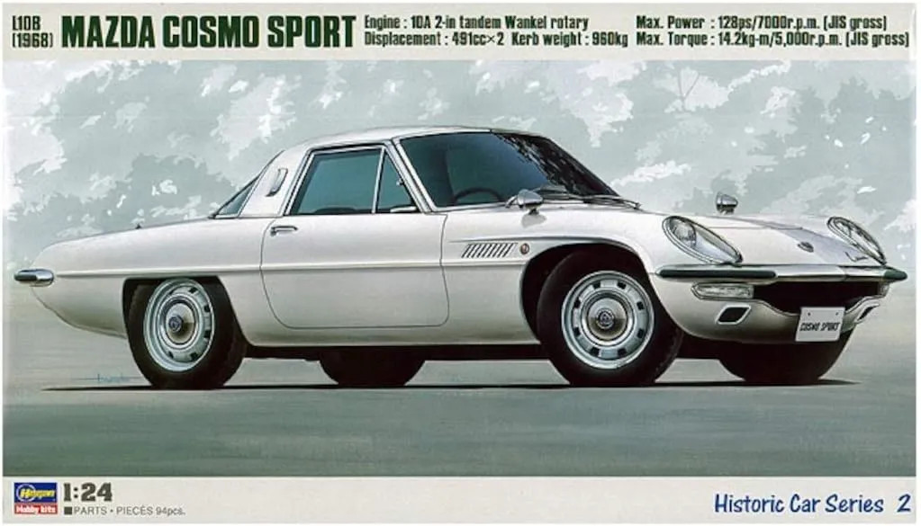 HAS21102 - Hasegawa 1/24 1968 Mazda Cosmo Sport L10B - Wheels