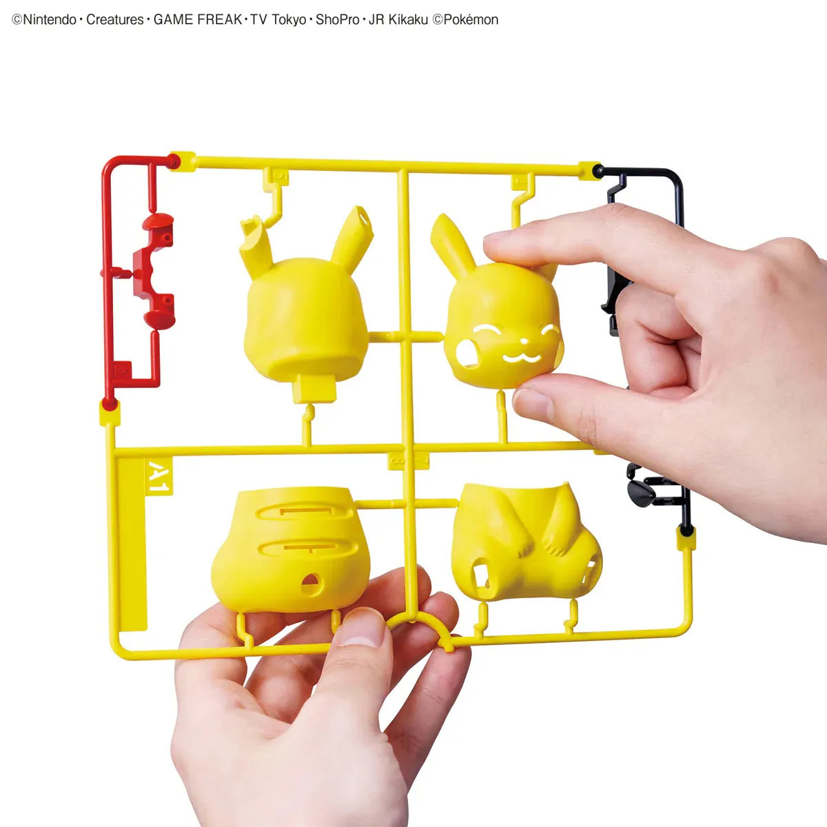 ピカチュウ5枚セット BAN5066014 - Bandai Pokémon Model Kit Quick!! 16 Pikachu (Sitting
