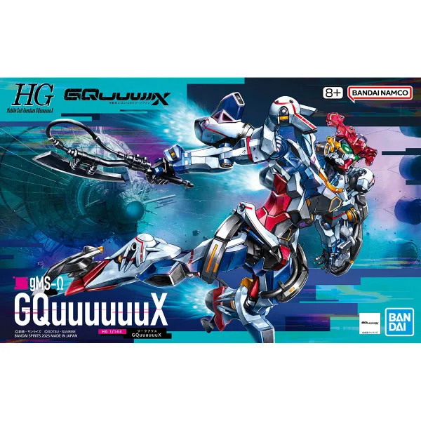 BAN5068317 - Bandai HG 1/144 GQuuuuuuX - Wheels & Wings Hobbies