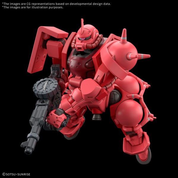 BAN5069190 - Bandai HG 1/144 Char's Zaku(GQ) - Wheels & Wings Hobbies