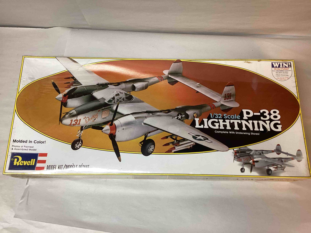 Revell 1/32 P-38J Lightning 4700 - Sealed Mint - Wheels & Wings