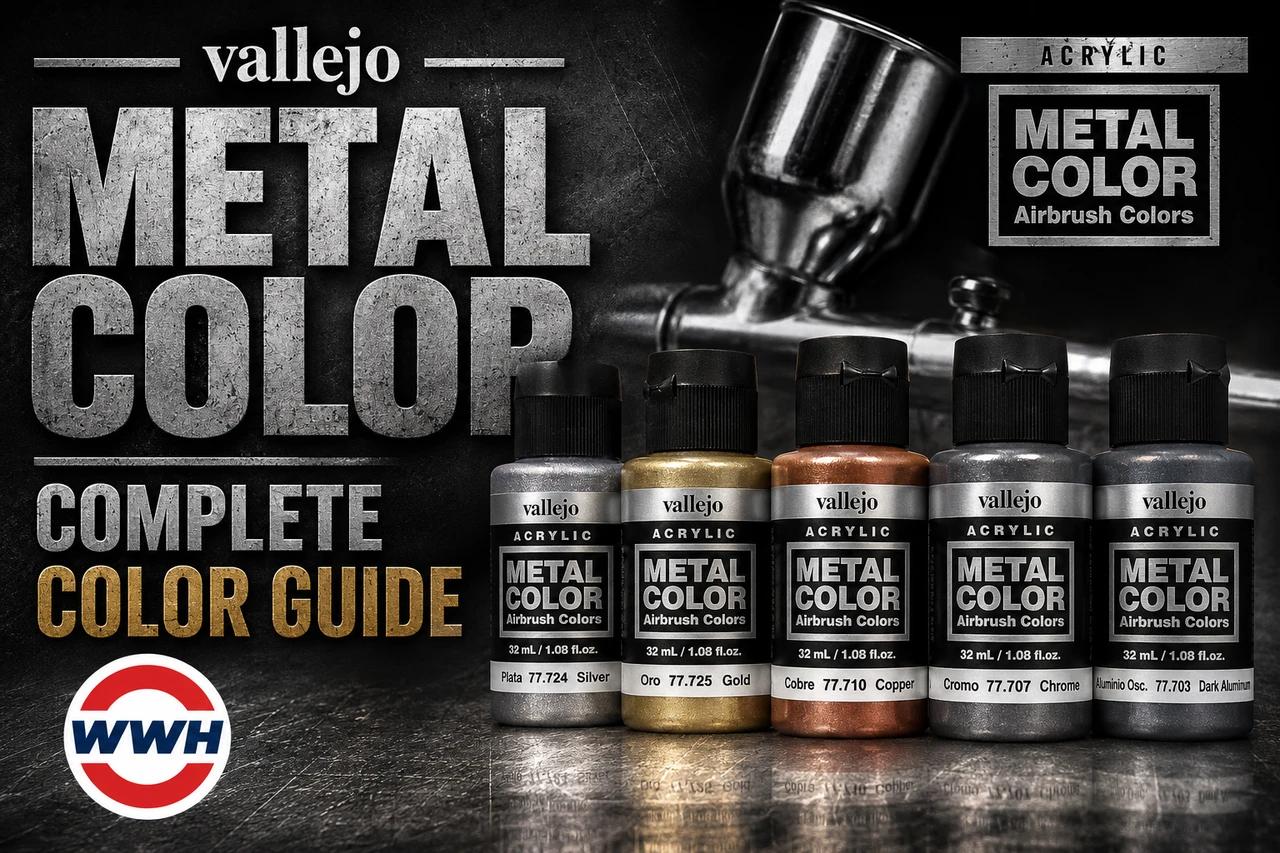 Vallejo Metal Color Chart — Complete Guide for Scale Modellers - Wheels ...