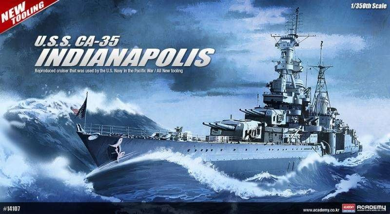 ACA14107 - Academy - 1/350 USS Indianapolis CA-35