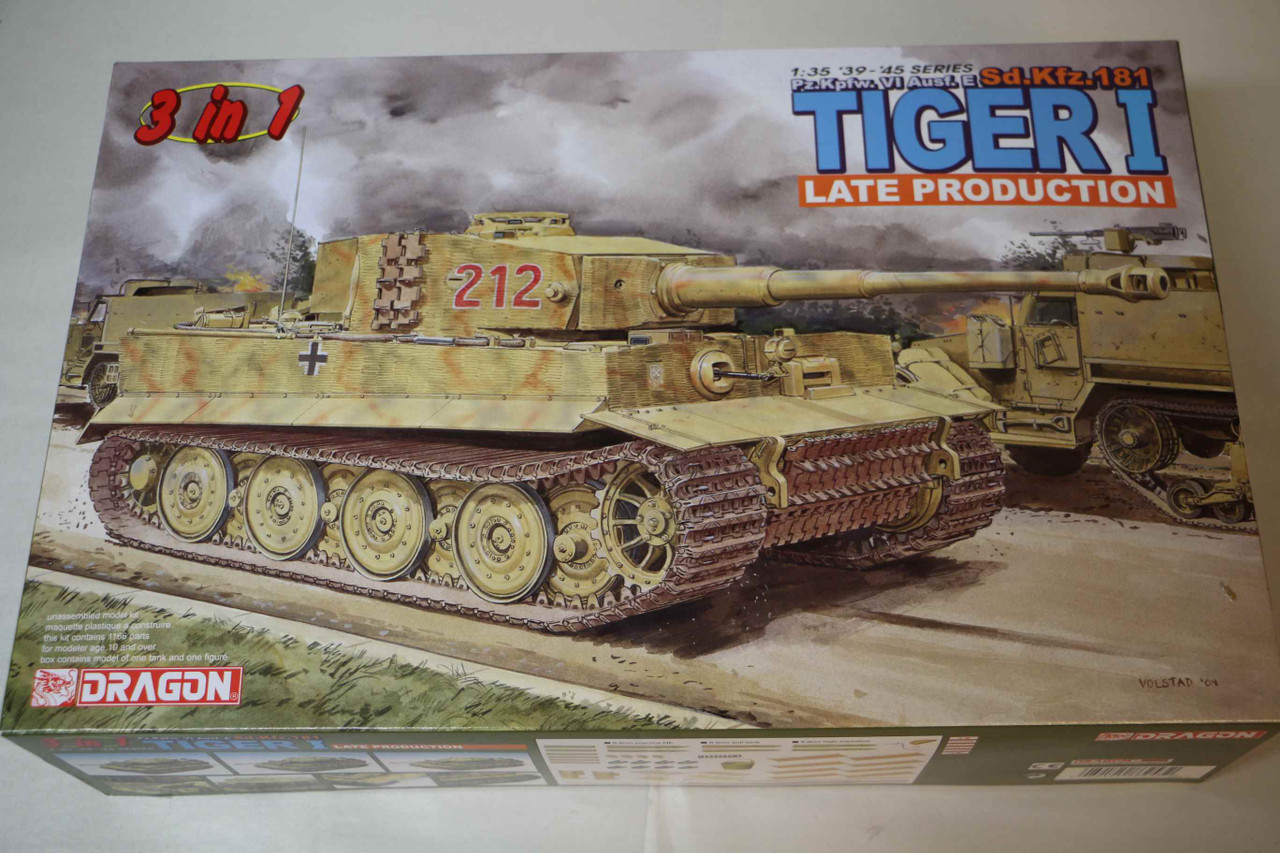 DRA6253 - Dragon - 1/35 Tiger I 3n1 Late Production Sd.Kfz.181