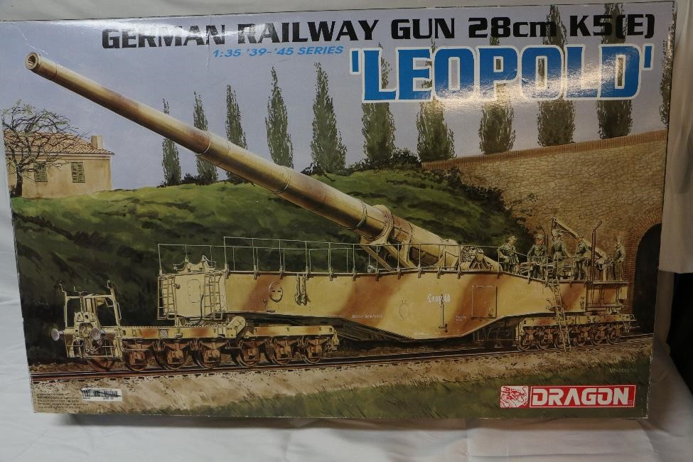 DRA6200 - Dragon - 1/35 K5 Leopold 28cm Railway Gun
