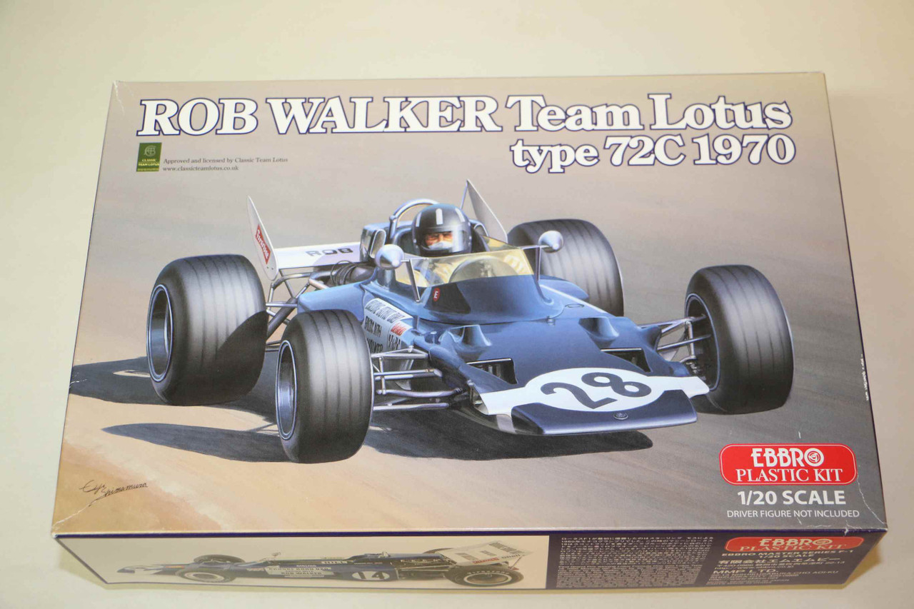 EBB002 - EBBRO - 1/20 Lotus 72C Rob Walker 1970