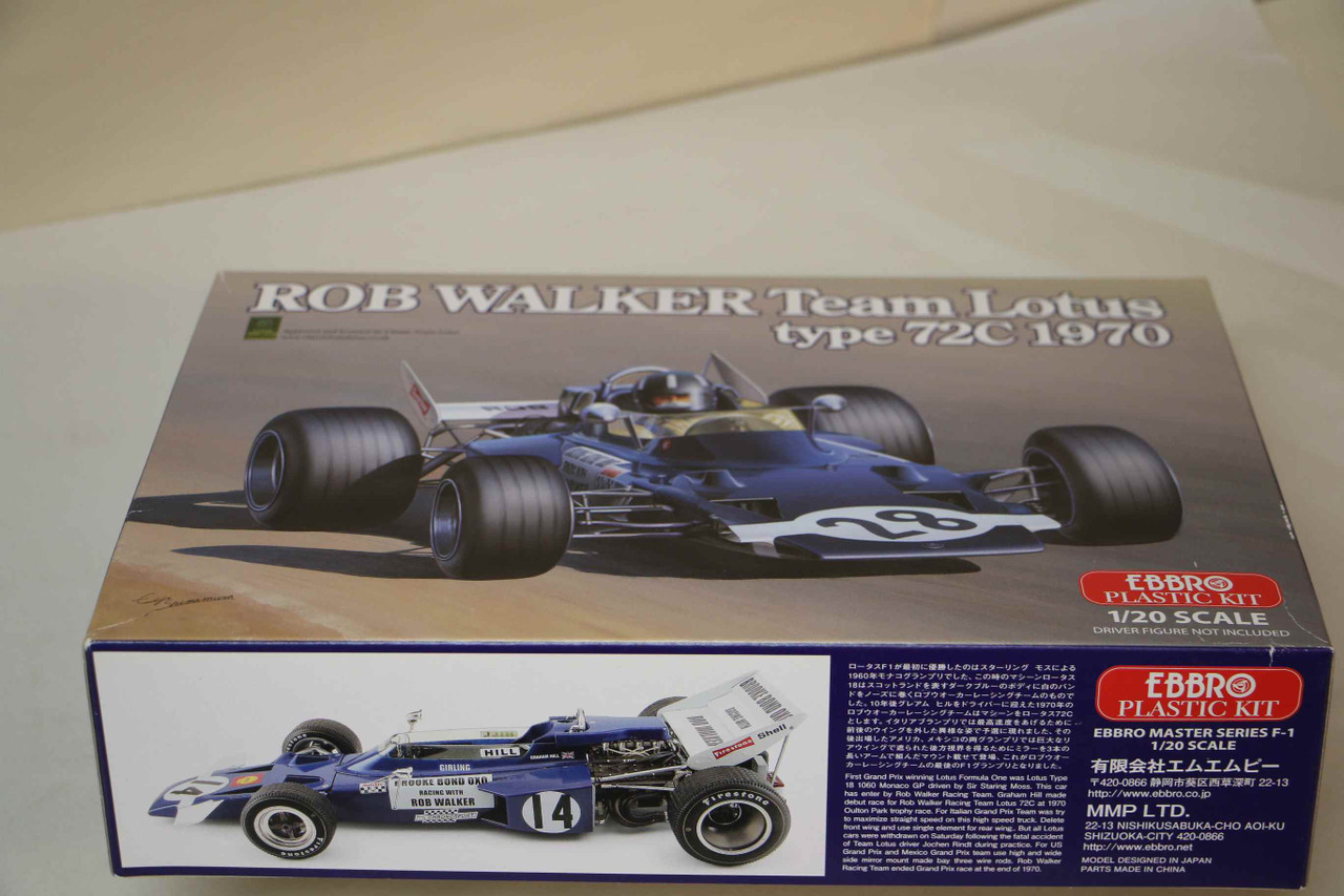 EBB002 - EBBRO - 1/20 Lotus 72C Rob Walker 1970