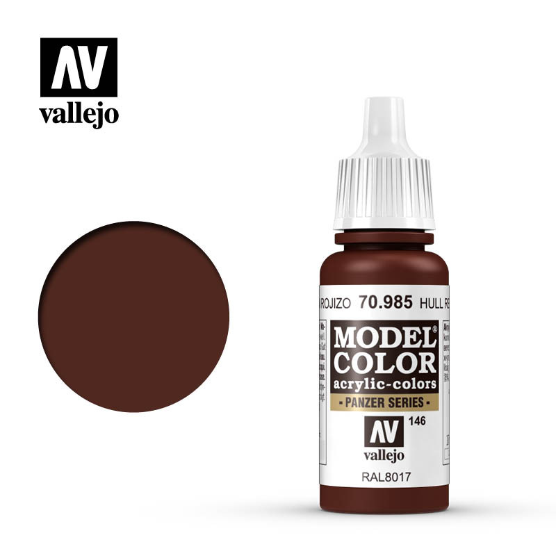 VLJ70985 - Vallejo - Model Colour: Hull Red - 17mL Bottle