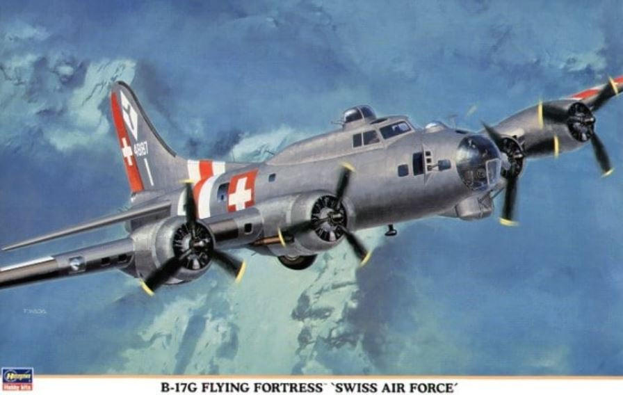 HAS00681 - Hasegawa - 1/72 B-17G Flying Fortress 'Swiss A.F.