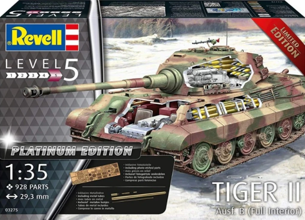 Das Werk Königstiger Sd.Kfz. 182 S.Pz.Abt. 505 + Zimmerit Heavy Tank 1 35013 P20482536 Das Werk Königstiger Sd.Kfz. 182 S.Pz.Abt. 505 + Zimmerit Heavy Tank 1 35013 P20482536