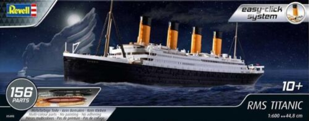 R.M.S. TITANIC 1/600スケールモデルキット Revell Model kit RMS Titanic 1/600 1:600