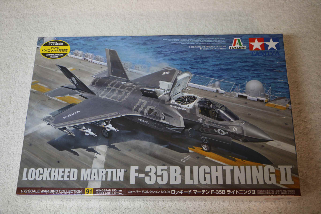 Tamiya 1/72 Lockheed Martin F-35 B Lightning II TAM60791 Plastic Models  Airplane 1/72 