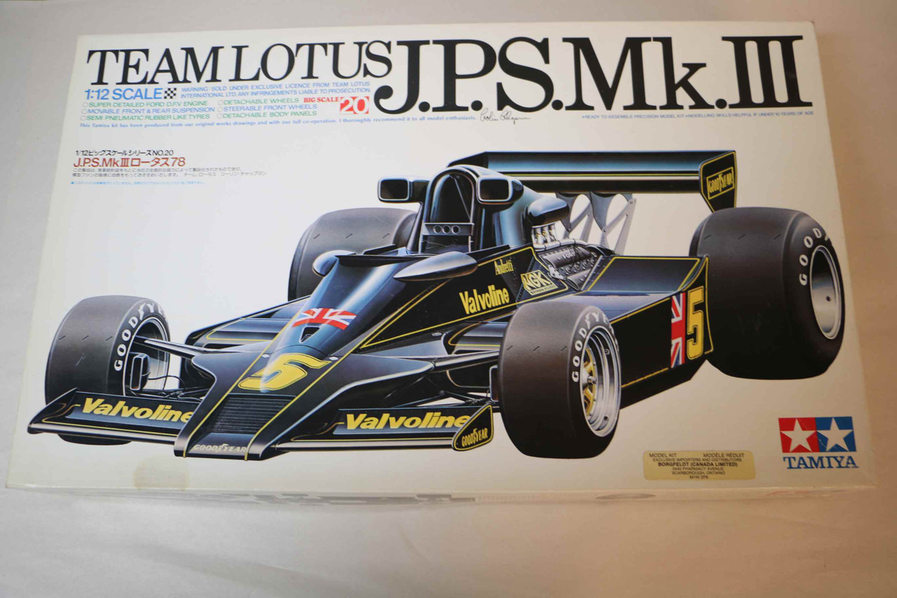 TAMIYA 1/12 TEAM LOTUS J.P.S.Mk.Ⅲ 1∶12 TAM12022 - Tamiya - 1/12 Team Lotus J.P.S. Mk.III
