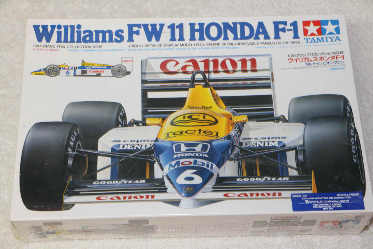 タミヤ 1/20 ウイリアムズ FW−11 ホンダ F1＋グレードアップパーツ TAM20019 - Tamiya - 1⁄20 Williams FW-11 Honda F-1 (Discontinued)