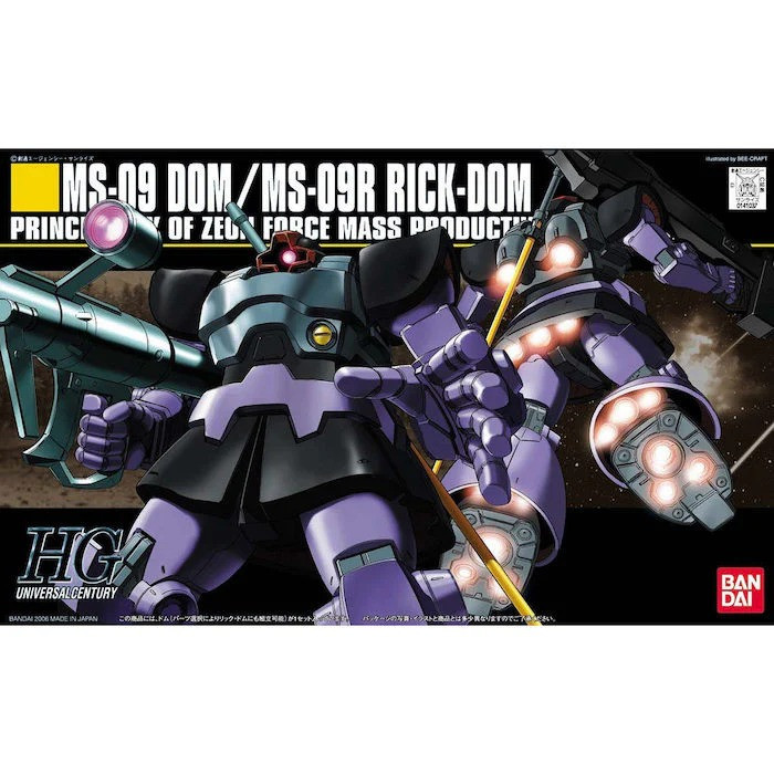 BAN5055877 - Bandai HG 1/144 MS-09 Dom / MS-09R Rick-Dom