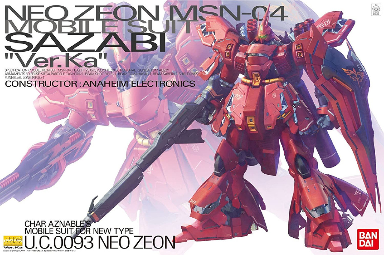 BAN5055457 - Bandai MG Sazabi Ver.Ka