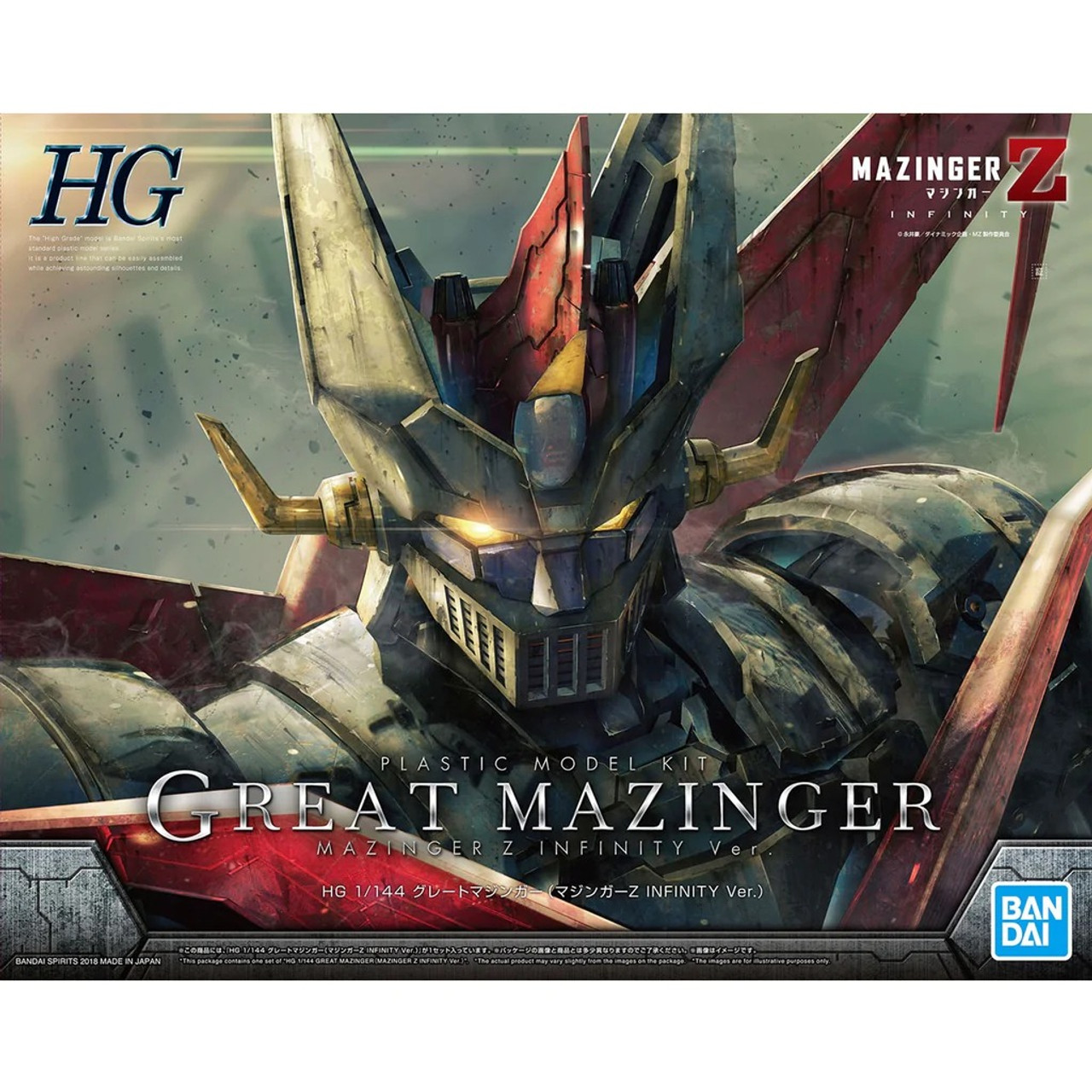 BAN5055323 - Bandai HG 1/144 GREAT MAZINGER (MAZINGER Z INFINITY Ver.)