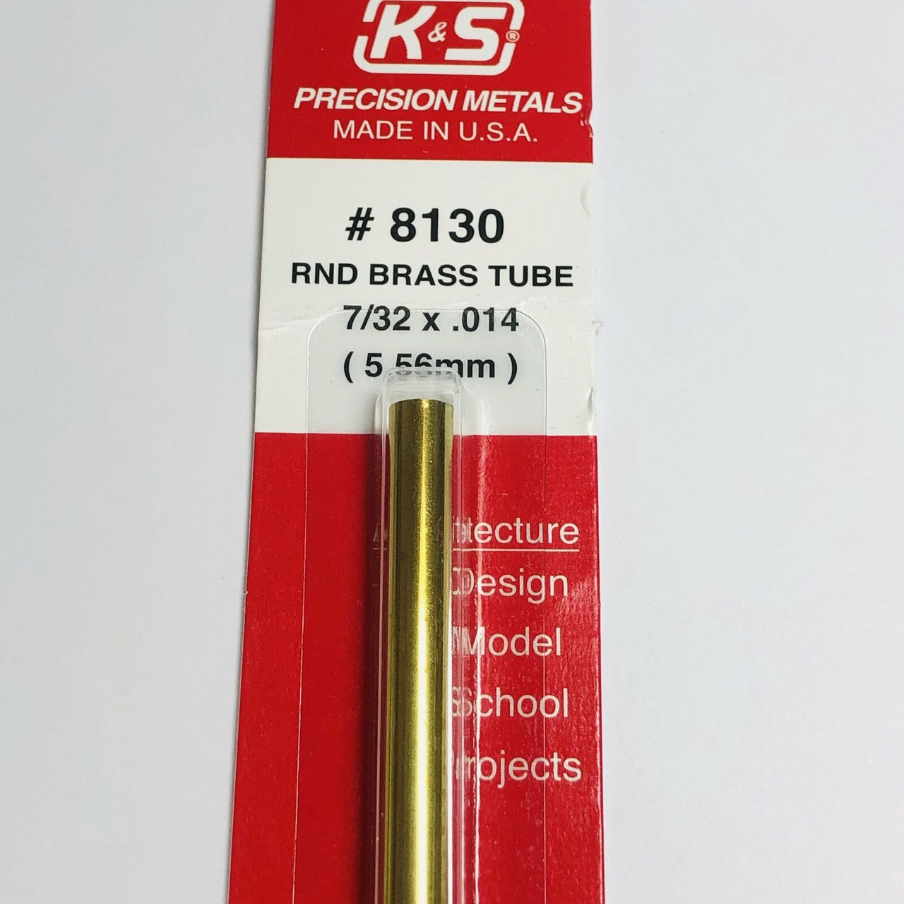 KSE8130 K & S Engineering Brass Tube 7/32in