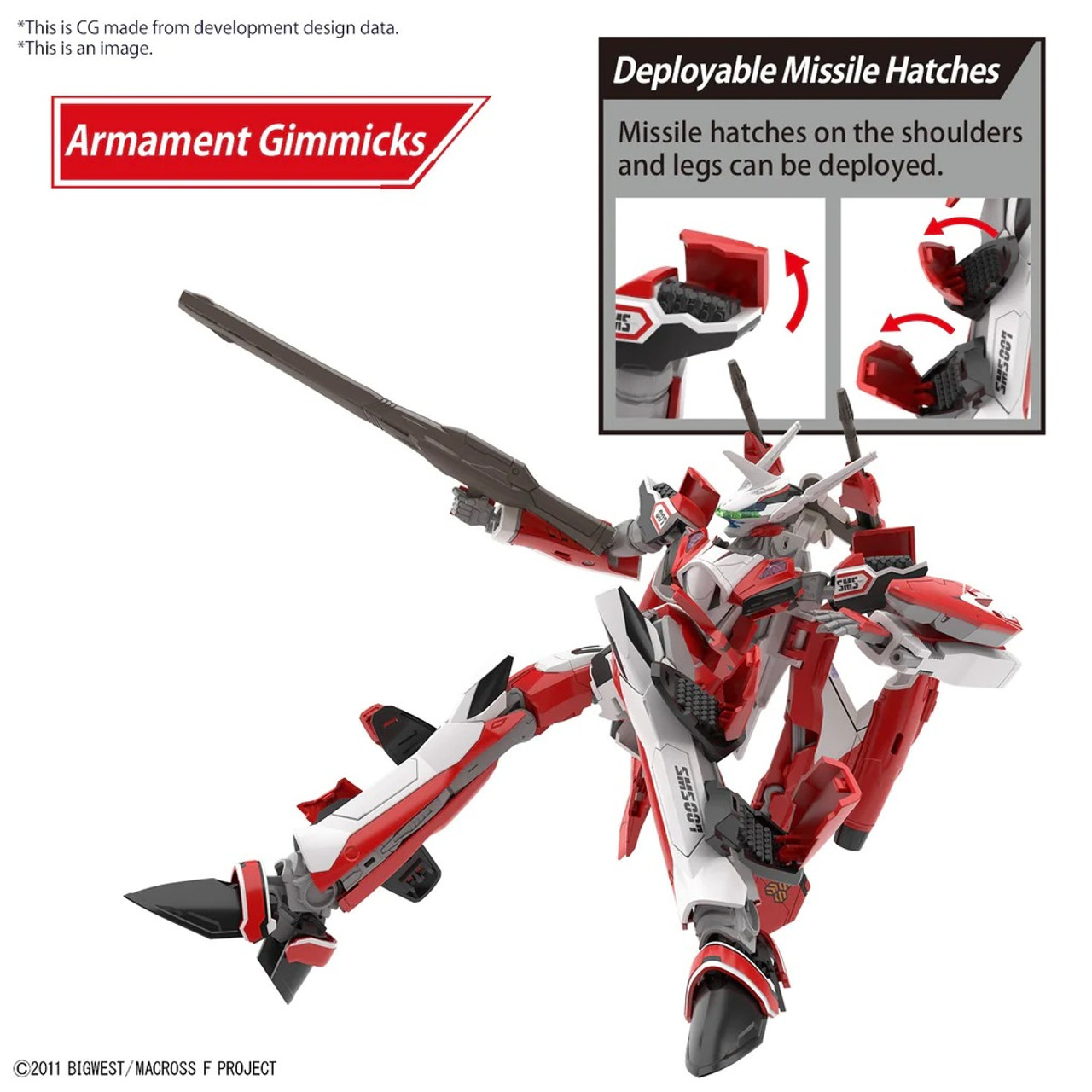 BAN5065420 - Bandai HG 1/100 Macross YF-29 DURANDAL VALKYRIE