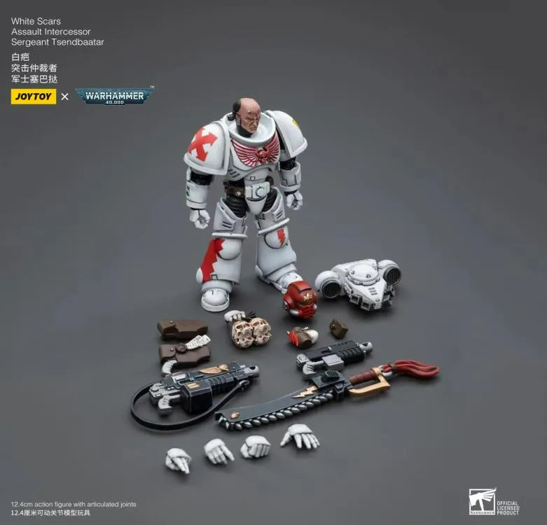 JOTJT3815 - Joy Toy Warhammer 40K: 1/18 White Scars Assault