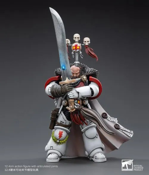 JOTJT3808 - Joy Toy Warhammer 40K: 1/18 White Scars Captain Kor