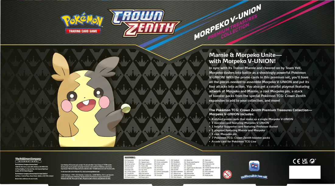 POK87191 - POKEMON CROWN ZENITH PREMIUM TREASURES COLLECTION