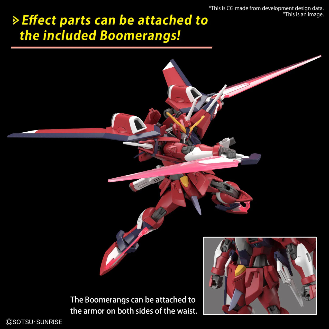 BAN5066285 - Bandai HG 1/144 Immortal Justice Gundam - Wheels