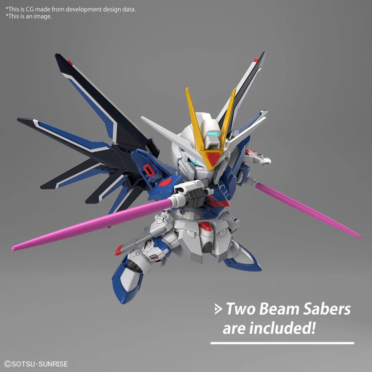 BAN5066286 - Bandai SD EX-Standard Rising Freedom Gundam - Wheels