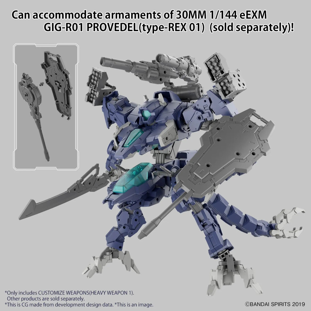 BAN5065430 - Bandai 1/144 30MM Customize Weapons [Heavy Weapon 1