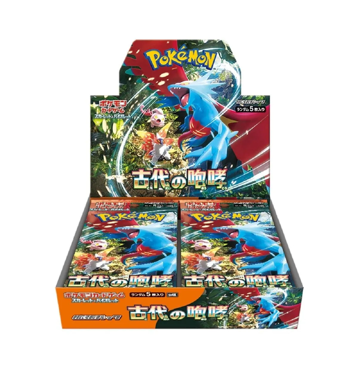 sm4+ booster box Pokemon Scarlet and VioletTwilight Masquerade expansion POKSV4K - Pokemon SV4 Ancient